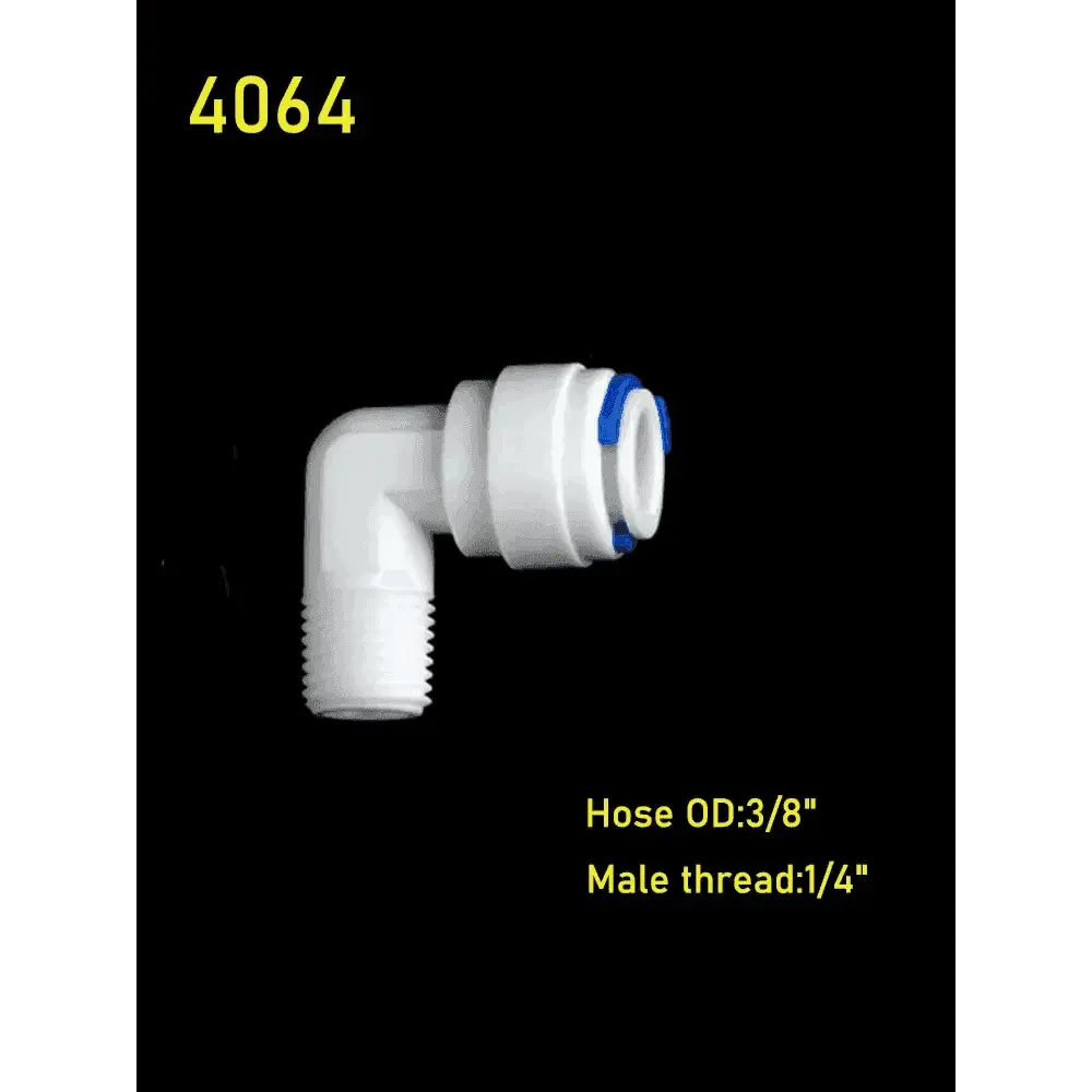 Plastic RO Water Elbow Connector - GiFTiFY