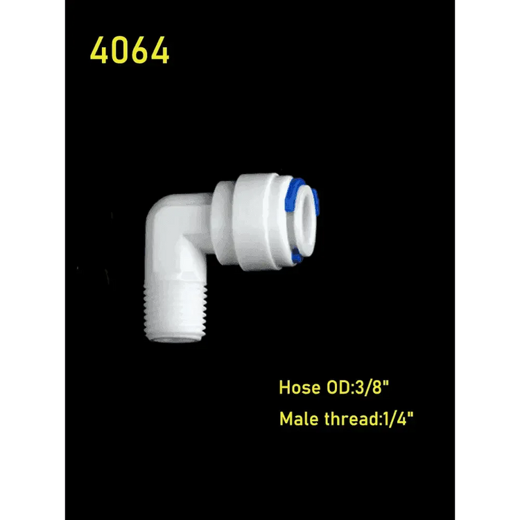 Plastic RO Water Elbow Connector - GiFTiFY