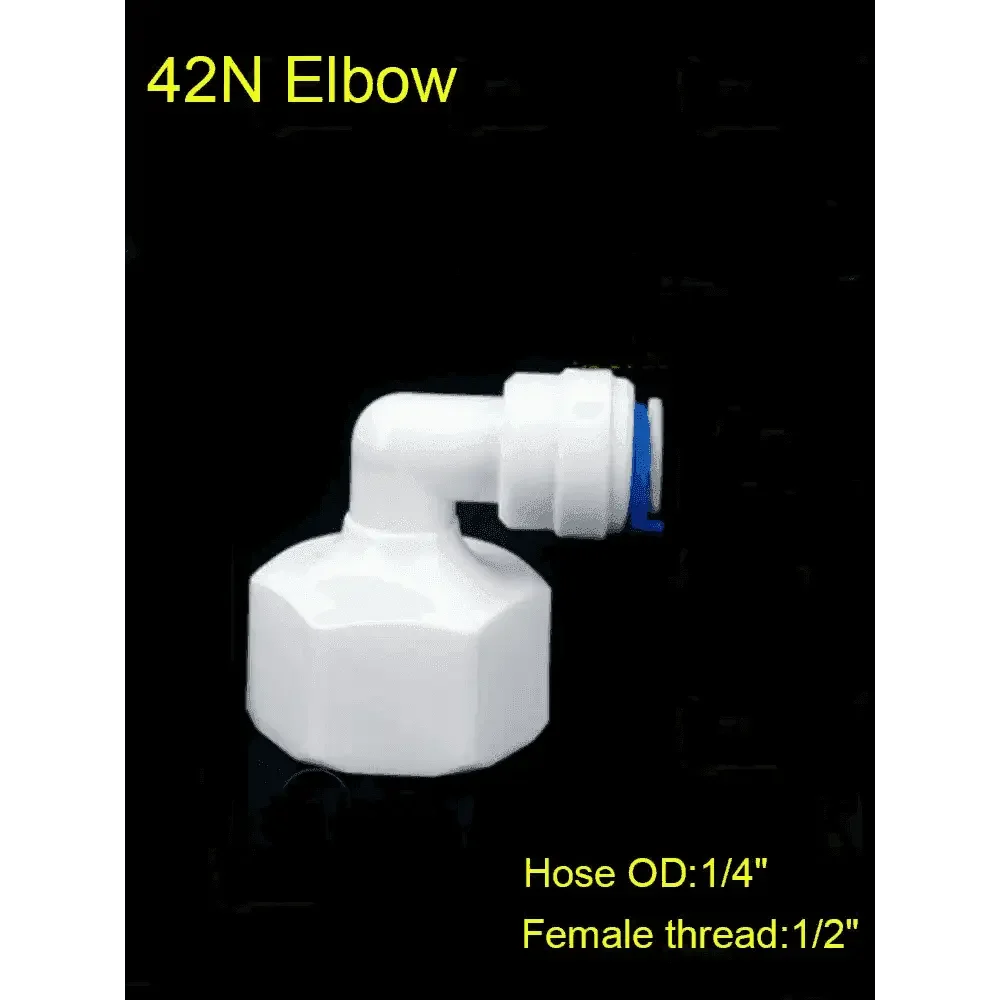 Plastic RO Water Elbow Connector - GiFTiFY