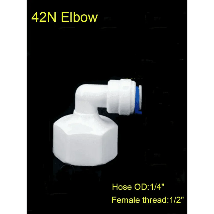 Plastic RO Water Elbow Connector - GiFTiFY