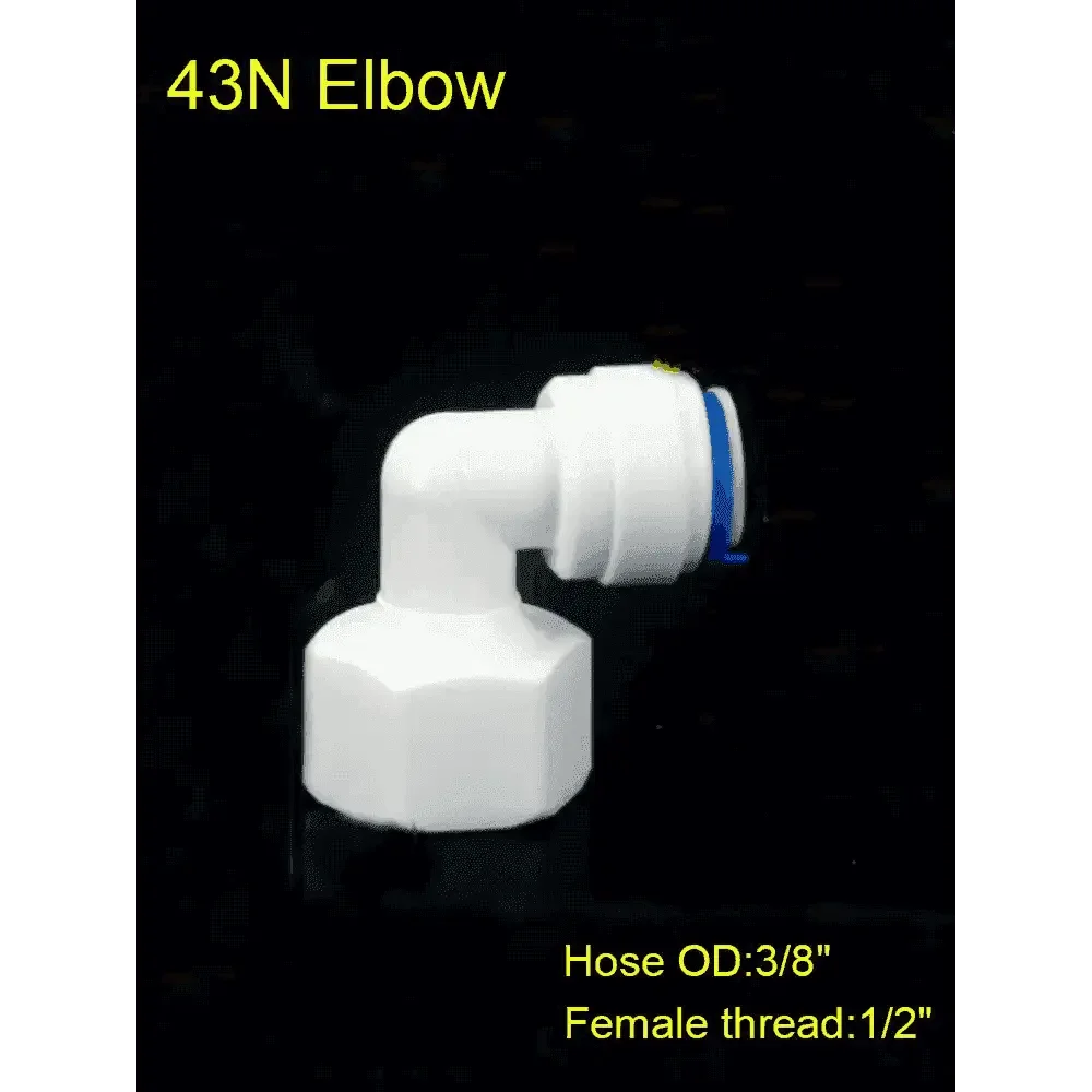 Plastic RO Water Elbow Connector - GiFTiFY