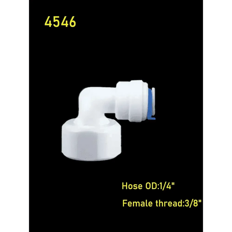 Plastic RO Water Elbow Connector - GiFTiFY