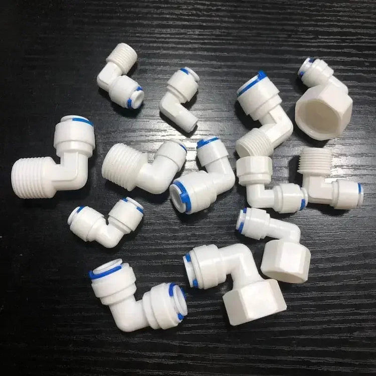 Plastic RO Water Elbow Connector - GiFTiFY