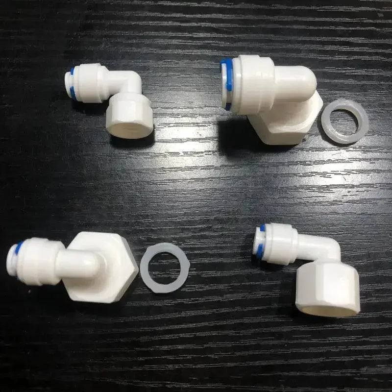 Plastic RO Water Elbow Connector - GiFTiFY