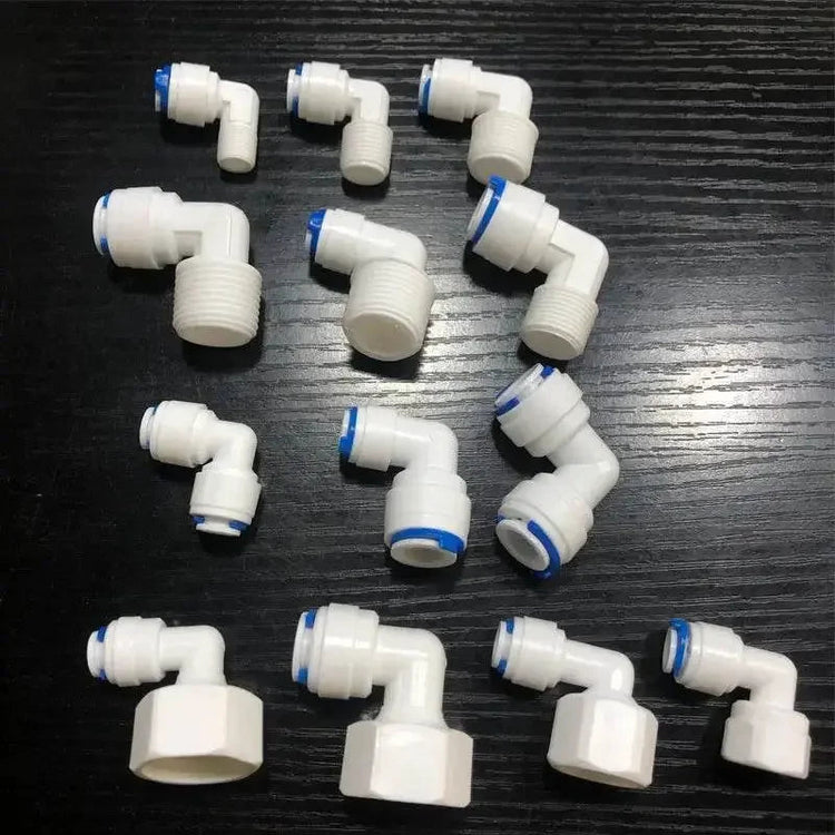 Plastic RO Water Elbow Connector - GiFTiFY