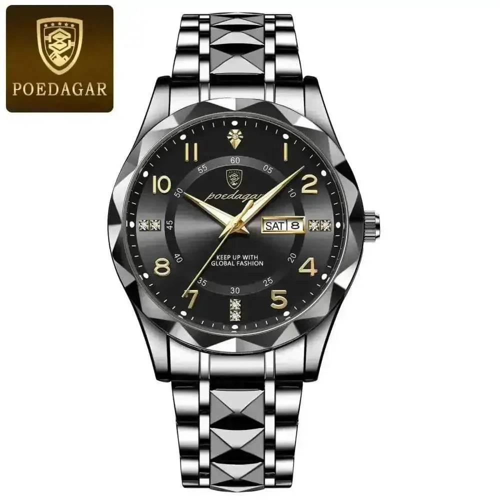 Poedagar Luxury Man Wristwatch men's Watches by POEDAGAR Brand Watch Store
