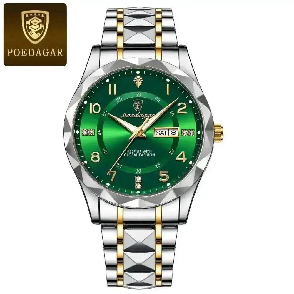 Poedagar Luxury Man Wristwatch men's Watches by POEDAGAR Brand Watch Store