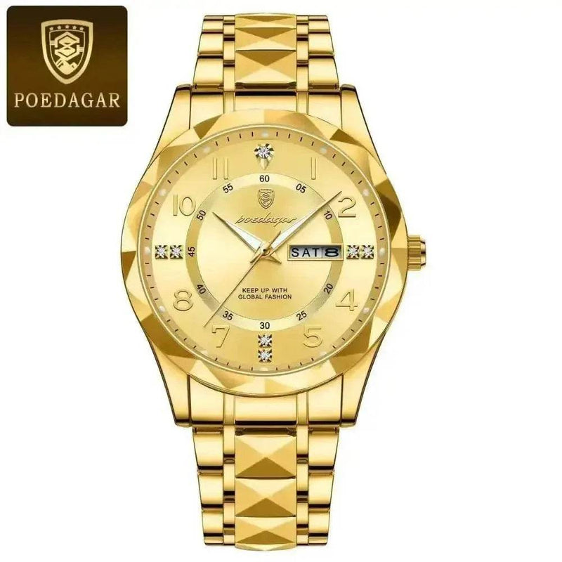 Poedagar Luxury Man Wristwatch men's Watches by POEDAGAR Brand Watch Store