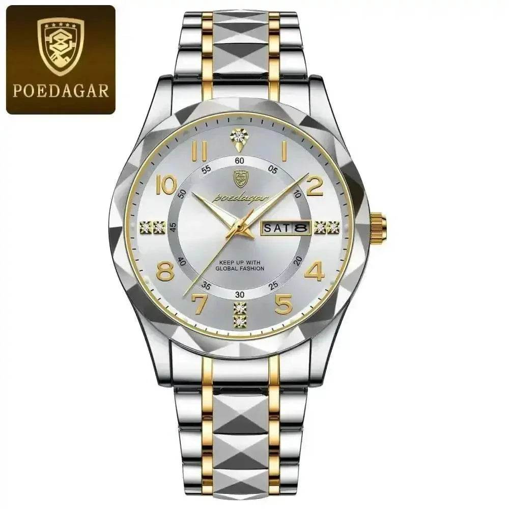 Poedagar Luxury Man Wristwatch men's Watches by POEDAGAR Brand Watch Store