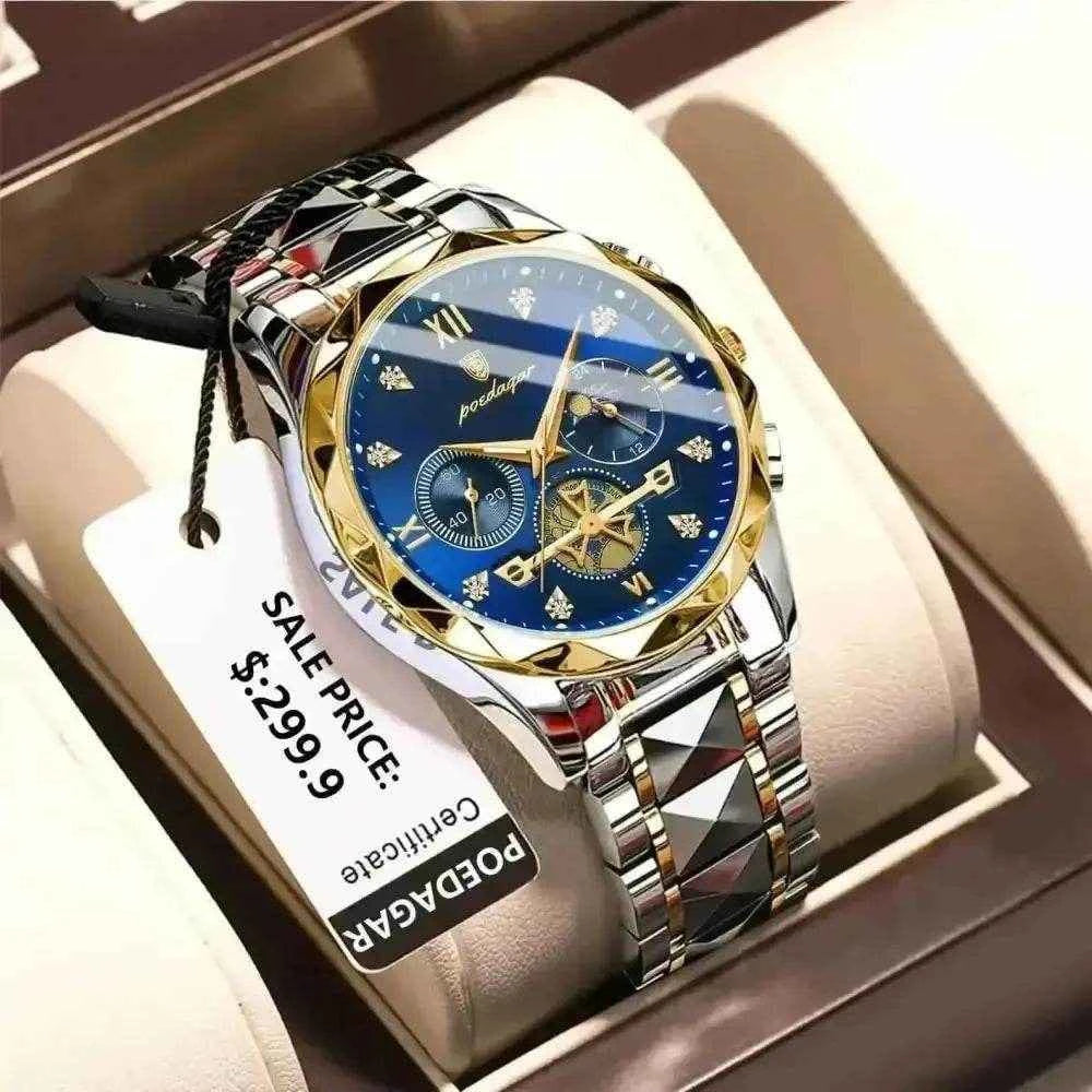 Poedagar Luxury Man Wristwatch men's Watches by POEDAGAR Brand Watch Store