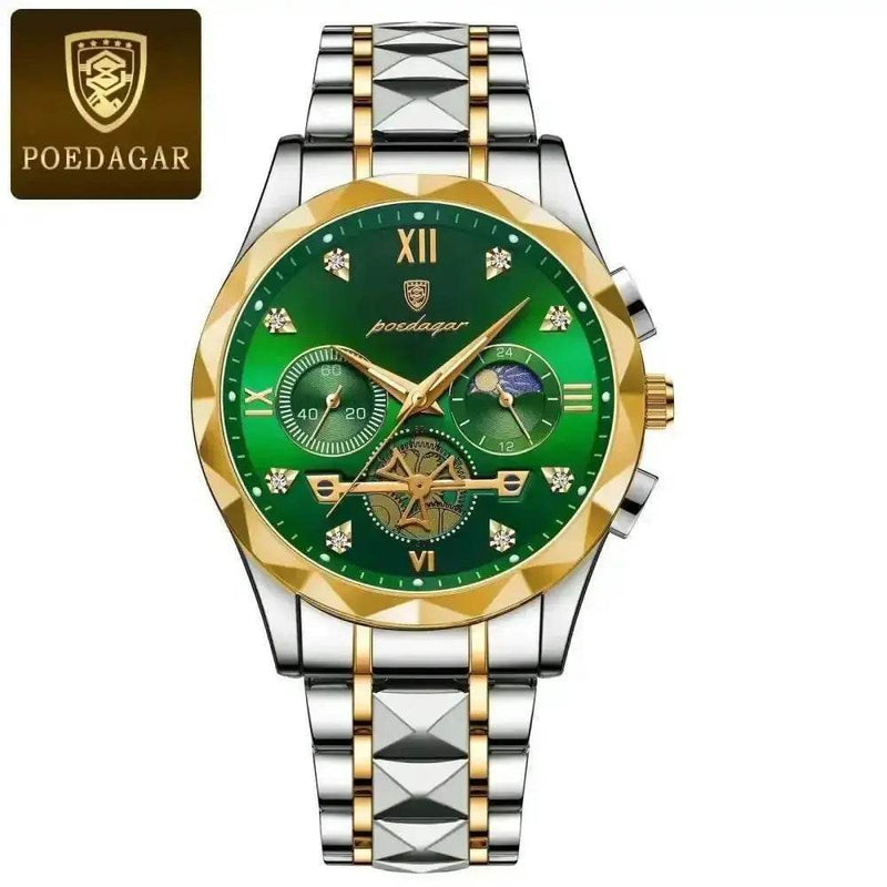 Poedagar Luxury Man Wristwatch men's Watches by POEDAGAR Brand Watch Store