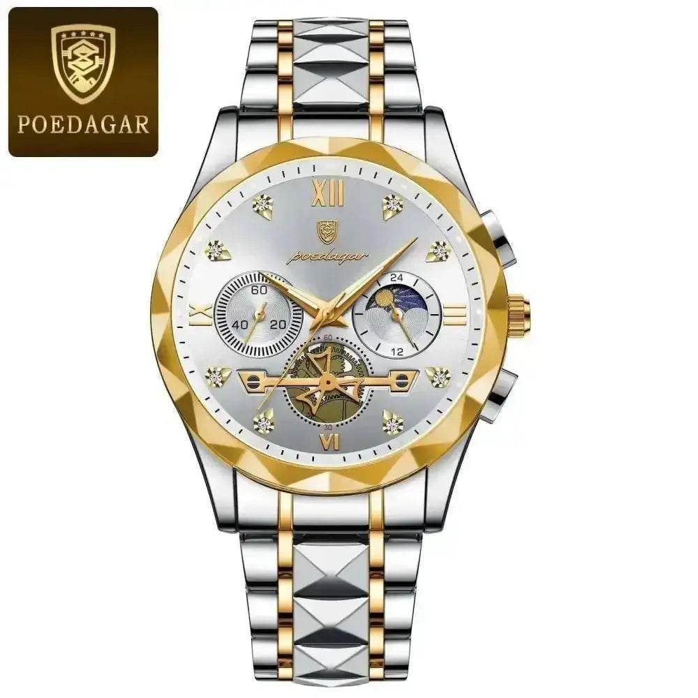 Poedagar Luxury Man Wristwatch men's Watches by POEDAGAR Brand Watch Store