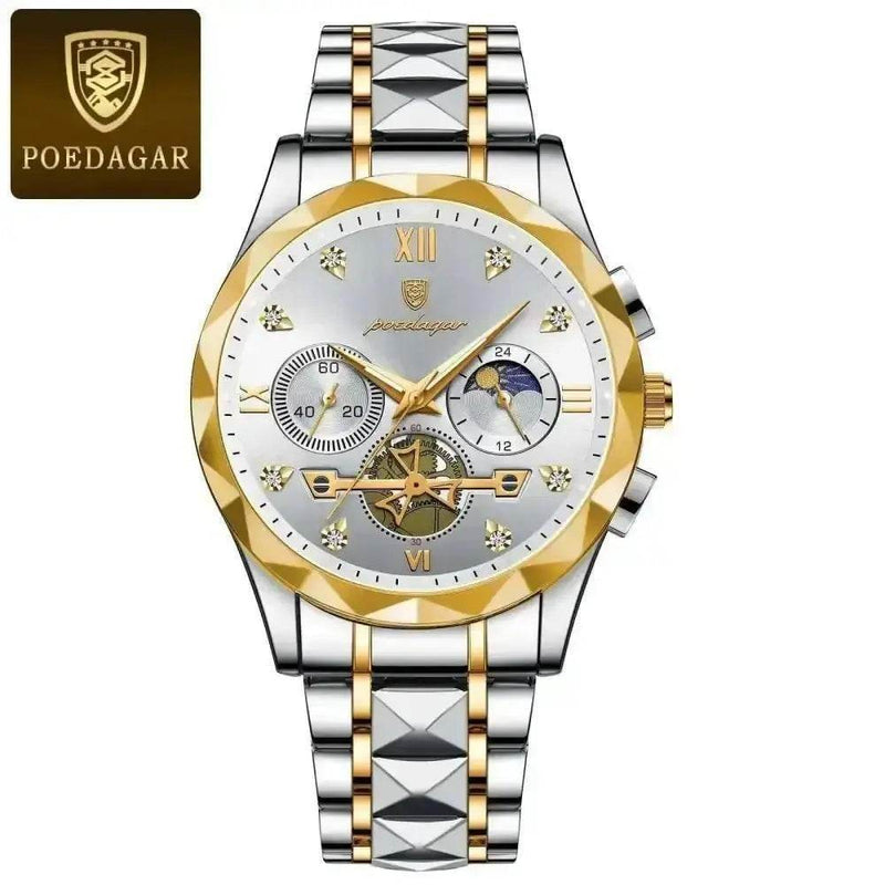 Poedagar Luxury Man Wristwatch men's Watches by POEDAGAR Brand Watch Store