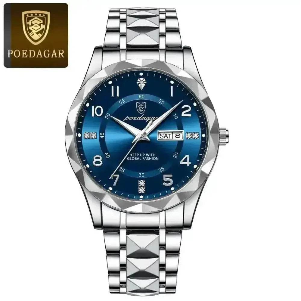 Poedagar Luxury Man Wristwatch men's Watches by POEDAGAR Brand Watch Store