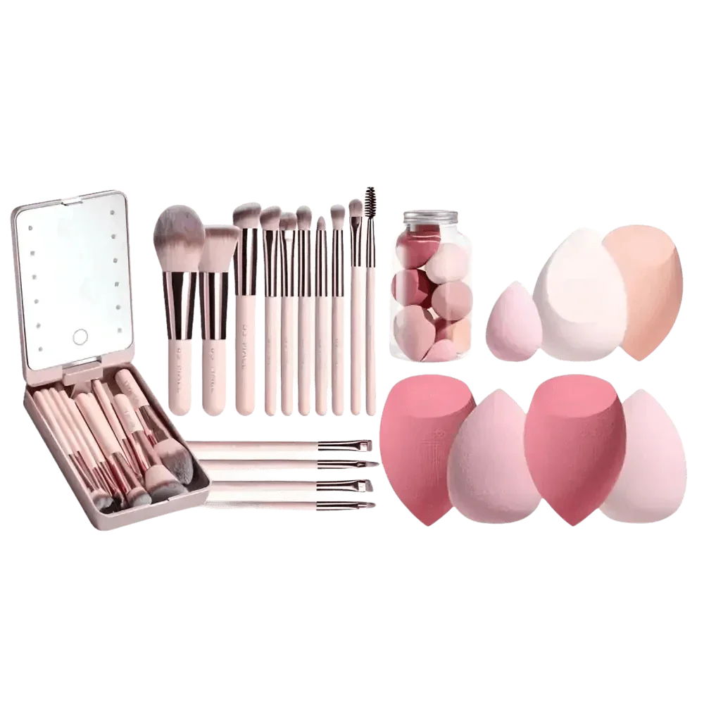 Portable LED Mirror Travel Makeup Box - GiFTiFY