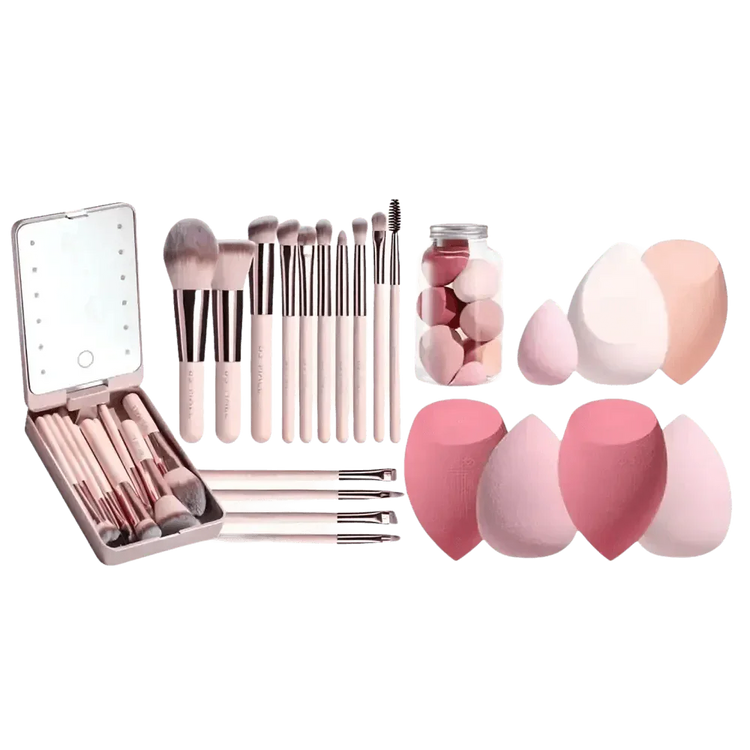 Portable LED Mirror Travel Makeup Box - GiFTiFY