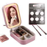 Portable LED Mirror Travel Makeup Box - GiFTiFY