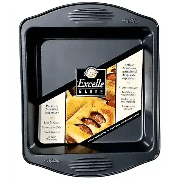 3X Bundle Excelle Elite Premium Square Cake Pan Cake Pans by ACWarehouse
