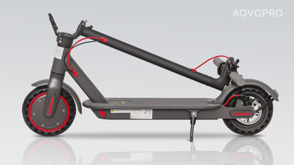 Gray and Black Aovopro ES80 Electric Scooter Best Electric Scooter