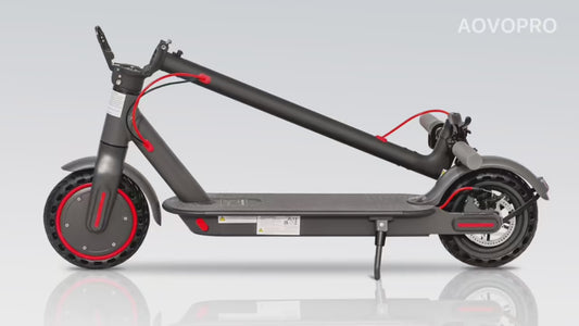 Gray and Black Aovopro ES80 Electric Scooter Best Electric Scooter