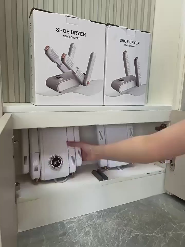 New Foldable Shoe Dryer Boot Dryer with Hot Air Circulation Eliminate Bad Odor Timing Constant