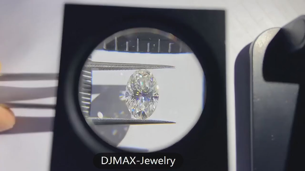 0.3-10ct Rare Oval Cut Moissanite Loose Stone
