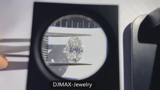 0.3-10ct Rare Oval Cut Moissanite Loose Stone D Color Super White Certified Ellipse Oval Moissanite Diamonds