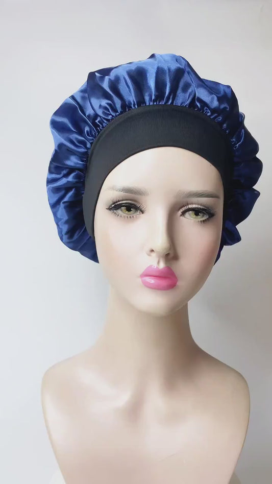 Satin Sleep Bonnet Set