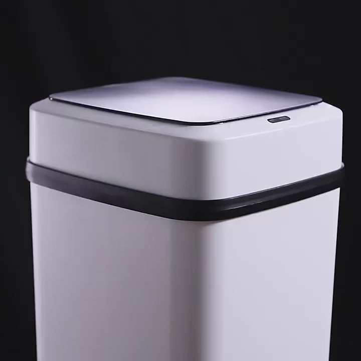 Kitchen Trash Bin 13L Bathroom Touch Trash Can In The Toilet Smart Garbage Bucket Waste Bins