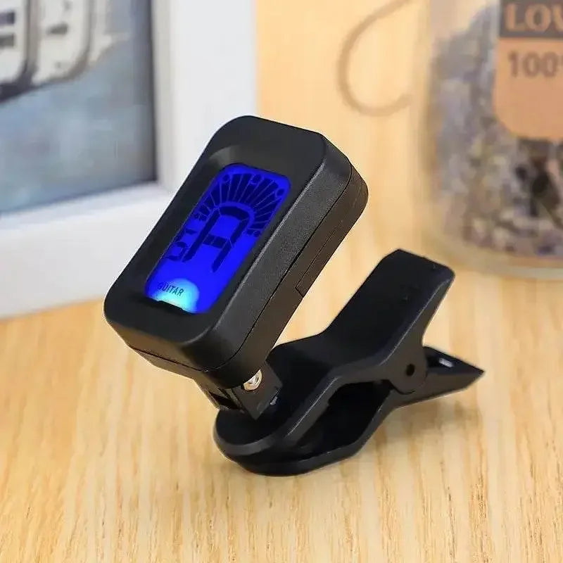 Professional Clip-On 360 Degree Acoustic Guitar Tuner LCD Screen Electric Digital Tuner For Acoustic Guitar Ukulele Accessories Guitar Supplies by Dropshee