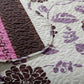 DaDa Bedding Bohemian Purple Blooms Floral Garden Pink Brown Bedspread Set (KBJ1629)