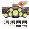Rechargeable Waterproof LED Headlamp 4Modes Adjustable 7LED Headlamp - GiFTiFY