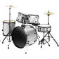 Red 5-Piece Adult Drum Set with Remo Batter Heads and Cymbals - GiFTiFY