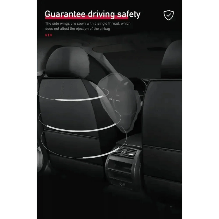 Red and Black Car Seat Cover Set - GiFTiFY