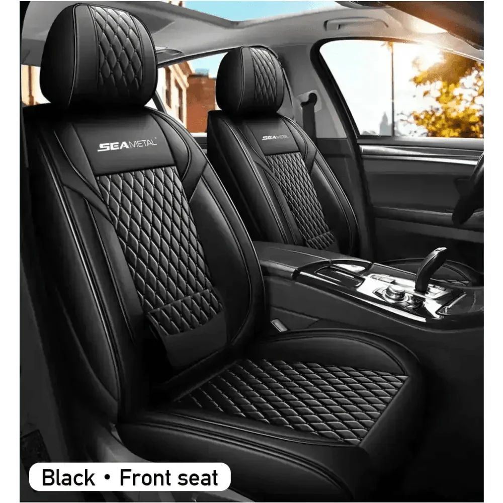 Red and Black Car Seat Cover Set - GiFTiFY