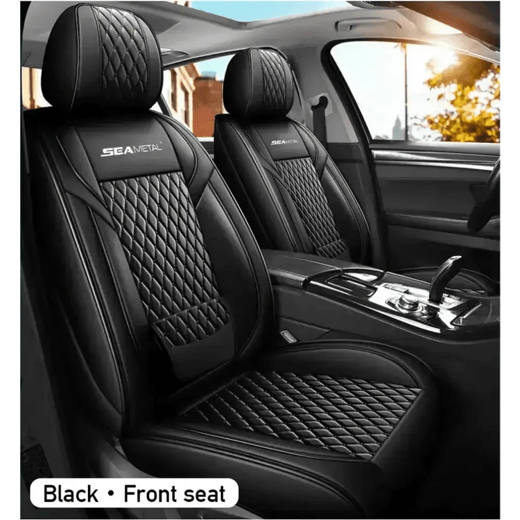 Red and Black Car Seat Cover Set - GiFTiFY