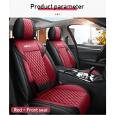 Red and Black Car Seat Cover Set - GiFTiFY
