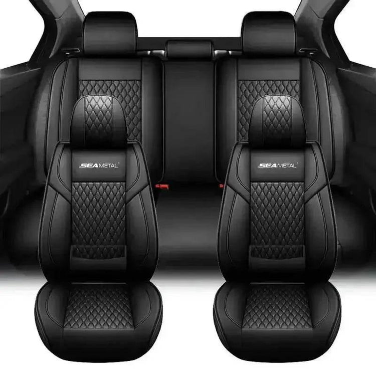 Red and Black Car Seat Cover Set - GiFTiFY