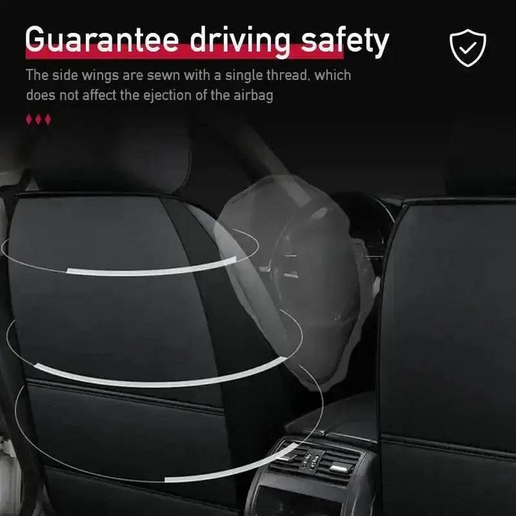 Red and Black Car Seat Cover Set - GiFTiFY