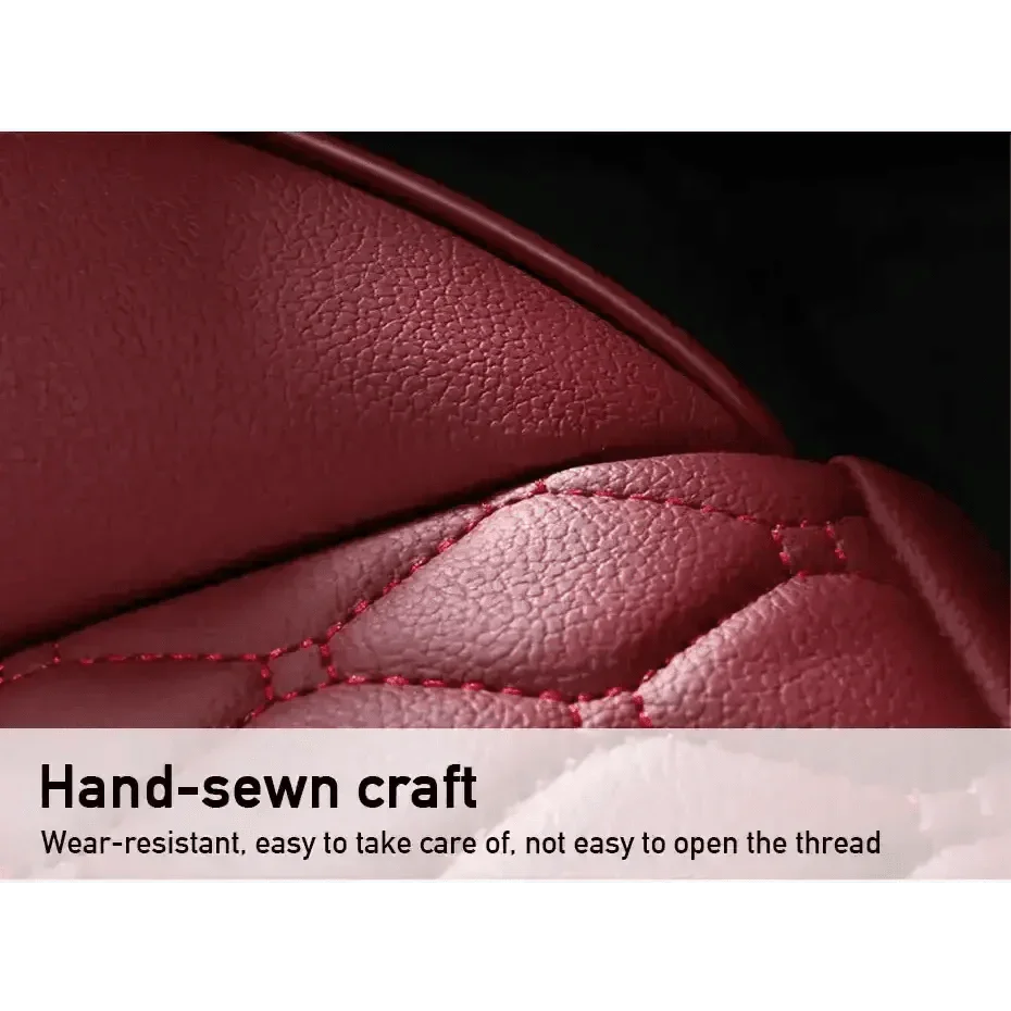 Red and Black Car Seat Cover Set - GiFTiFY