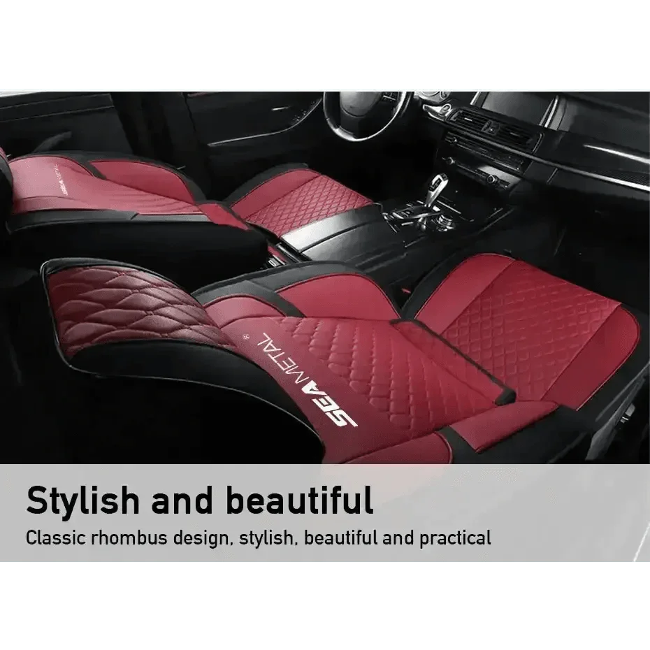 Red and Black Car Seat Cover Set - GiFTiFY