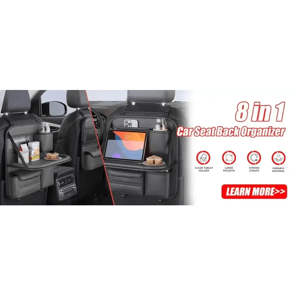 Red and Black Car Seat Cover Set - GiFTiFY