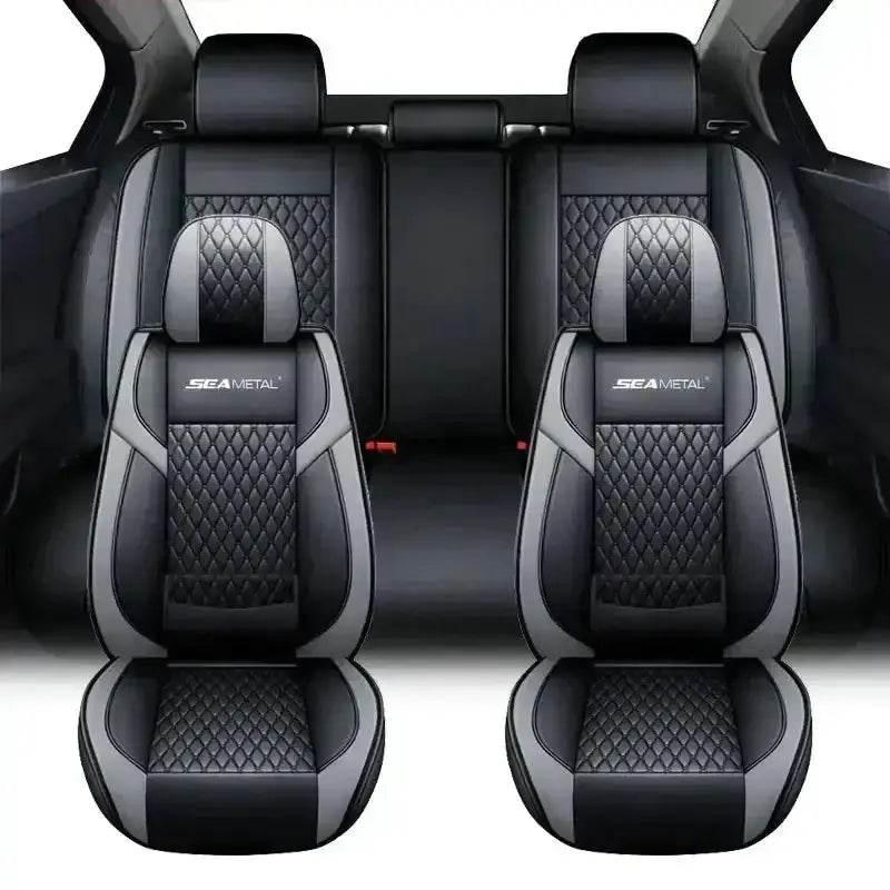 Red and Black Car Seat Cover Set - GiFTiFY