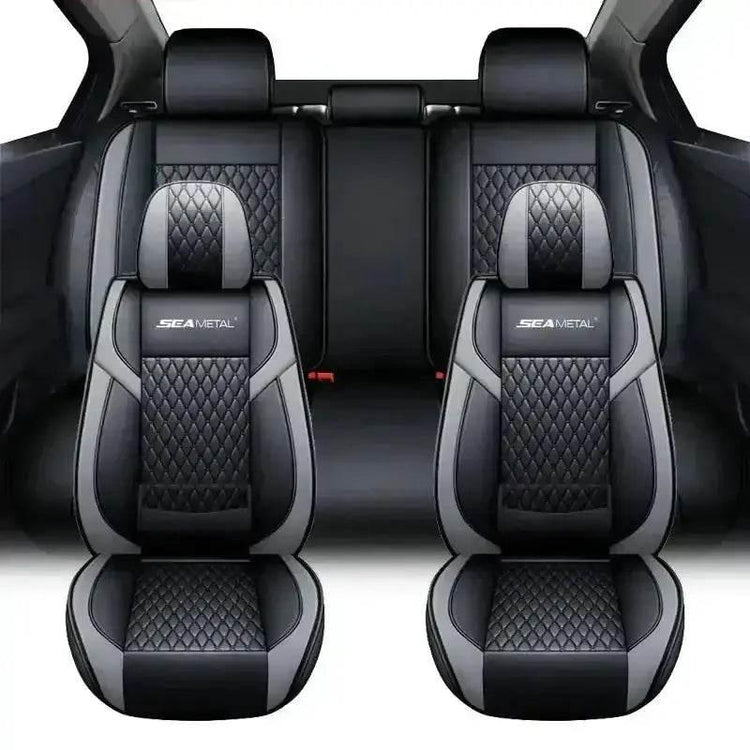 Red and Black Car Seat Cover Set - GiFTiFY