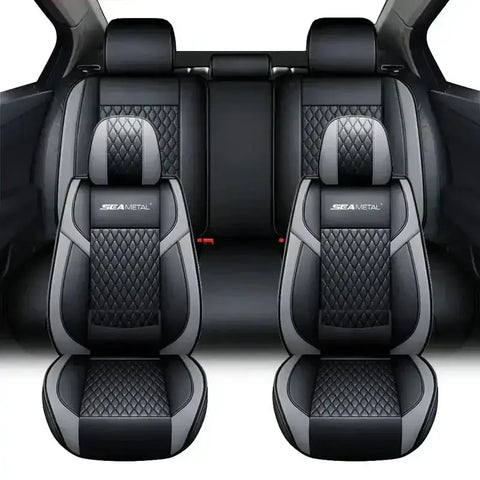 Red and Black Car Seat Cover Set - GiFiFY