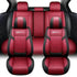 Red and Black Car Seat Cover Set - GiFTiFY