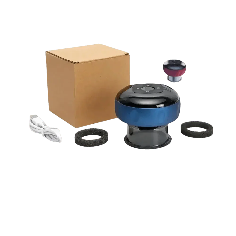 Electric Vacuum Cupping Massager Red Light Heating - GiFTiFY