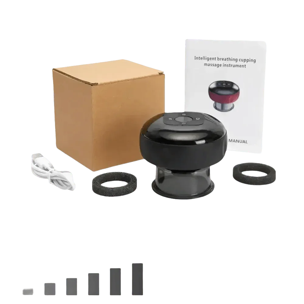 Electric Vacuum Cupping Massager Red Light Heating - GiFTiFY