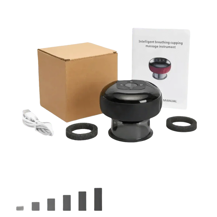 Electric Vacuum Cupping Massager Red Light Heating - GiFTiFY