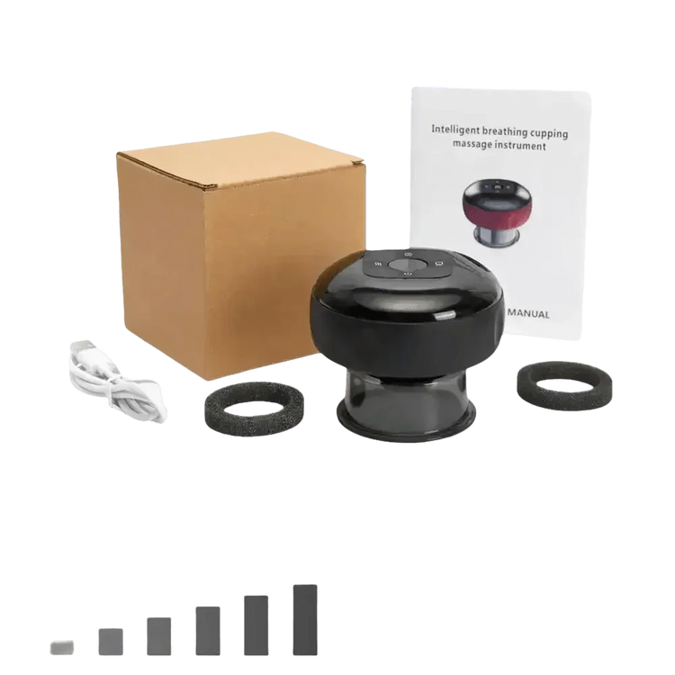 Electric Vacuum Cupping Massager Red Light Heating - GiFTiFY